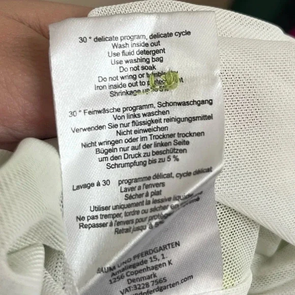 BAUM UND PFERDGARTEN Green Mesh Dress size Small - Picture 5 of 5